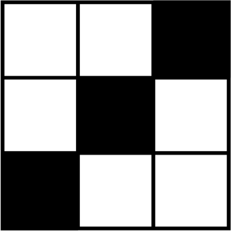 a crossword puzzle grid